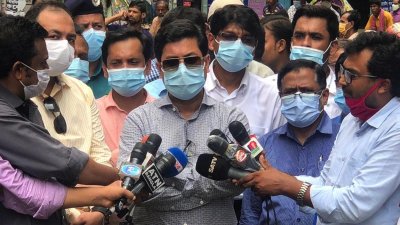 ফ্লাইওভার থেকে পানি নিষ্কাশন ব্যবস্থাপনা সঠিকভাবে হয়নি:  তাপস