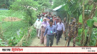 খাসজমি দখলমুক্ত করতে অভিযান