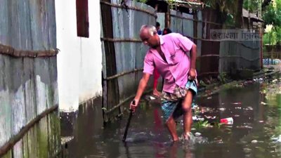 জলাবদ্ধতায় নাকাল পঞ্চগড় পৌরবাসী