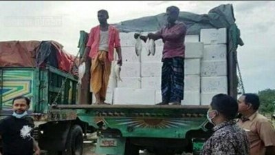 বেনাপোল দিয়ে এক হাজার ৮৭৫ মেট্রিক টন ইলিশ গেলো ভারতে