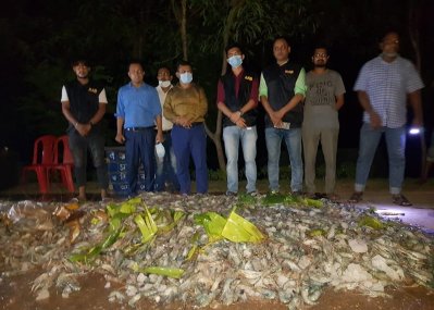 জেলি পুশ করা ৫০০ কেজি চিংড়ি জব্দ