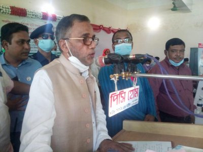 অনুষ্ঠানে পরিবেশ, বন ও জলবায়ু পরিবর্তন মন্ত্রী মো. শাহাব উদ্দিন 