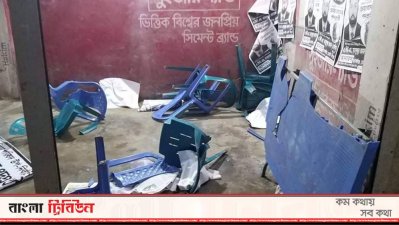 স্বতন্ত্র প্রার্থীর নির্বাচনি অফিসে ভাঙচুর