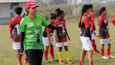 অনুশীলনে বসুন্ধরার নারী ফুটবল দল                -সৌজন্য ছবি