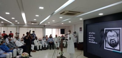 সাদেক হোসেন খোকা স্মরণে জাতীয় প্রেস ক্লাবে আয়োজিত অনুষ্ঠানে বিএনপি মহাসচিব