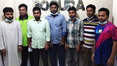 গ্রেফতার শিবির নেতাকর্মী