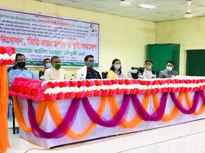 দিনাজপুরে নৌ পরিবহন প্রতিমন্ত্রী খালিদ মাহমুদ চৌধুরী