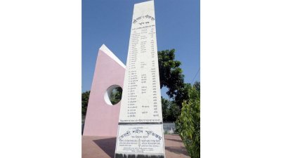 তেরশ্রী শহীদ স্মৃতিস্তম্ভ