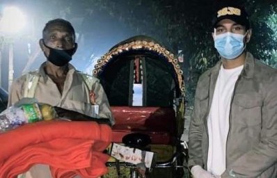 শীতবস্ত্র বিতরণ করেন কাজী তারিক রায়হান