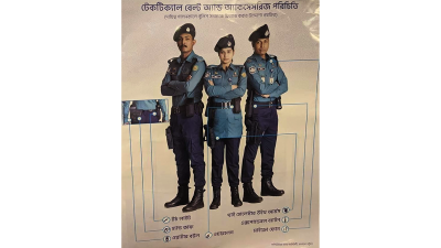 টেকটিক্যাল বেল্ট পাচ্ছে পুলিশ