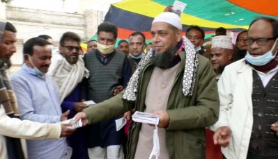 স্বাস্থ্যবিধি না মেনেই চলছে নির্বাচনি প্রচার