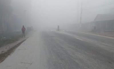 শীতে কাঁপছে তেঁতুলিয়া