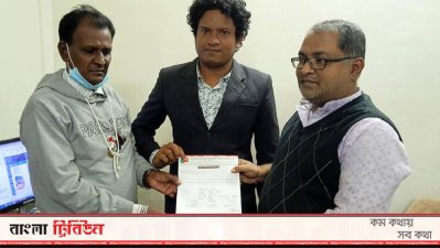 বাংলাদেশ ন্যাপে একজনের যোগদান অনুষ্ঠানে মহাসচিব এম. গোলাম মোস্তফা ভূঁইয়া