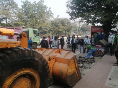 সরিয়ে ফেলা হচ্ছে পুলিশ বক্স