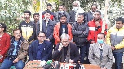ঠাকুরগাঁওয়ে সংবাদ সম্মেলনে মির্জা ফখরুল ইসলাম আলমগীর