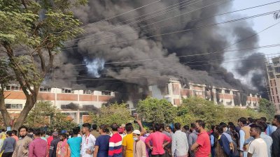 Konka electronics factory caught fire