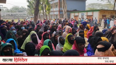চাটখিল পৌরসভায় নারী ভোটারদের ব্যাপক উপস্থিতি