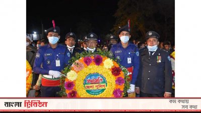 রাঙামাটিতে শহীদের প্রতি ফুলেল শ্রদ্ধা