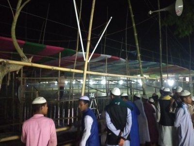 ইজ‌তেমার প্রস্তুতি শেষ হ‌লেও প্রশাস‌নের অনুম‌তি মে‌লে‌নি