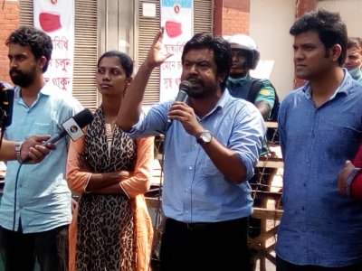 পুলিশের বাধায় আইন মন্ত্রণালয় ঘেরাও কর্মসূচি স্থগিত