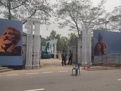 বঙ্গবন্ধুর জন্মশত বার্ষিকী উদযাপন উপলক্ষে চলছে শেষ মুহূর্তের প্রস্তুতি