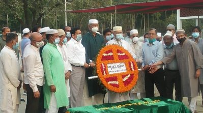 রুহুল আলম চৌধুরীর দাফন সম্পন্ন