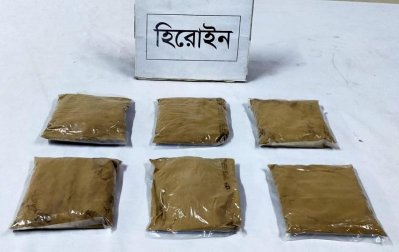 রাজধানীতে হেরোইনসহ দুই মাদক ব্যবসায়ী গ্রেফতার