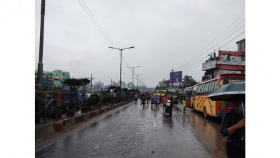 আমিনবাজার থেকে ঘুরিয়ে দেওয়া হচ্ছে রাজধানীগামী বাস