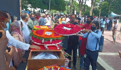শেষ শ্রদ্ধায় সিক্ত জেয়াদ আল মালুম