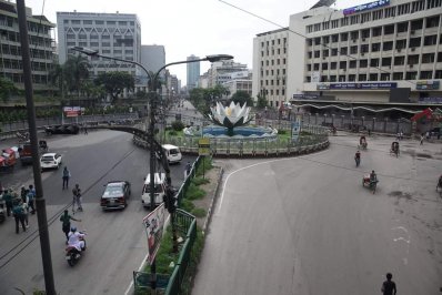 ফাঁকা মতিঝিল এলাকা