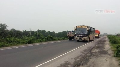 কঠোর লকডাউনেও মহাসড়কে ব্যক্তিগত যান ও দূরপাল্লার বাস