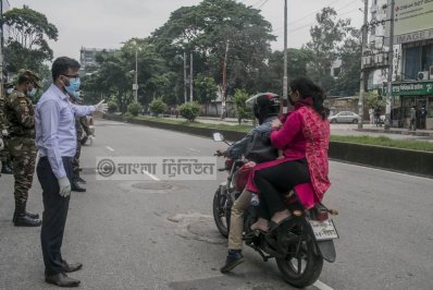 লকডাউন বাস্তবায়নে তৎপর সেনাবাহিনী