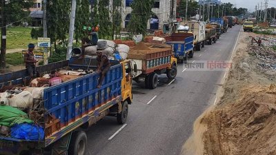 ব্রাহ্মণবাড়িয়া অংশে ৫০ কিলোমিটার এলাকা জুড়ে তীব্র যানজট