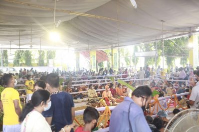 ঢাকেশ্বরী মন্দিরে জন্মাষ্টমী উদযাপন (ফটোস্টোরি)