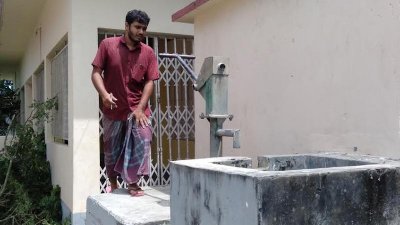 চুরি হয়ে গেছে তারুন্দিয়া প্রাথমিক বিদ্যালয়ের টিউবওয়েলের উপরের অংশ