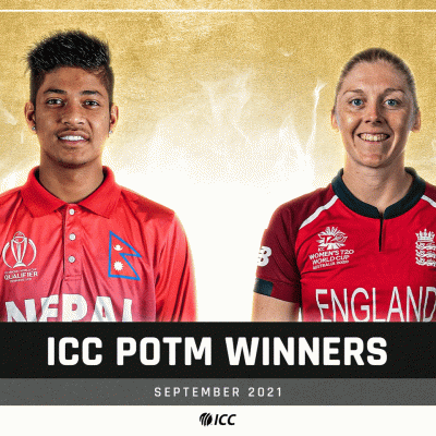 সেপ্টেম্বরের বিজয়ী লামিচানে ও হিদার নাইট 
