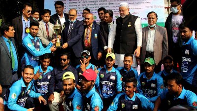 ফিজিক্যালি চ্যালেঞ্জড ক্রিকেট টুর্নামেন্টে চ্যাম্পিয়ন চট্টগ্রাম