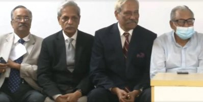 কর্মসূচি ঘোষণা অনুষ্ঠানে বিএনপি নেতারা