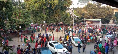 বিজয় দিবসে উৎসবমুখর টিএসসি