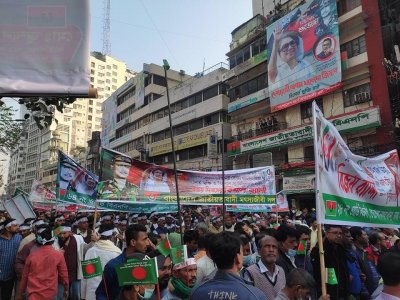 রাজধানীতে বিএনপির বিজয় র‌্যালি