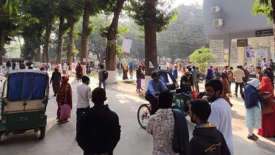 নবীনদের পদচারণায় মুখর ক্যাম্পাস