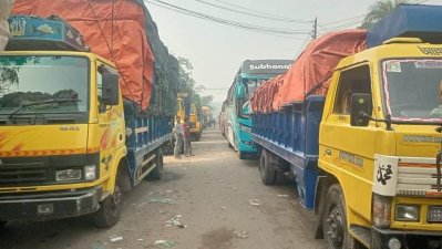 দৌলতদিয়া-পাটুরিয়া নৌপথে সাড়ে ৪ ঘণ্টা পর ফেরি চলাচল স্বাভাবিক