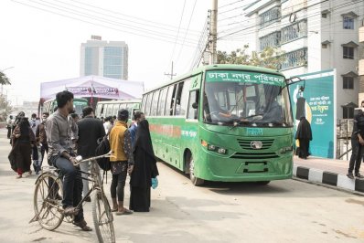 যাত্রা শুরু করলো ঢাকা নগর পরিবহন (ফটোস্টোরি)