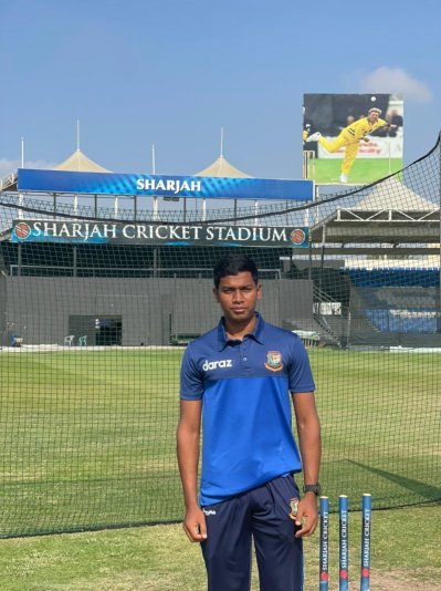 বাধার দেয়াল ভেঙে ক্রিকেটের রাজপথে হাফেজ মামুন