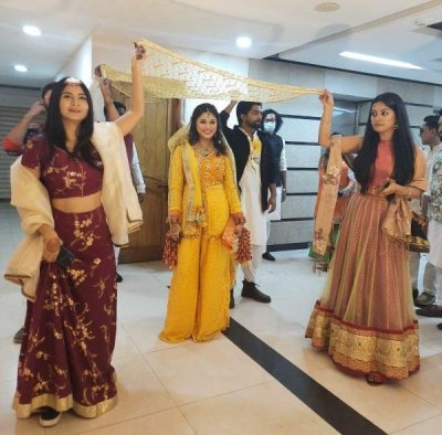 হলুদ শেষে তাসনুভা তিশার বিয়ে
