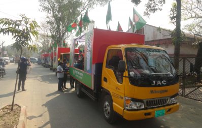 মুক্তিযোদ্ধাদের মোটর শোভাযাত্রা