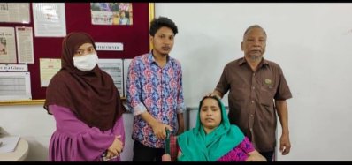 সাথী আক্তারের পরিবার