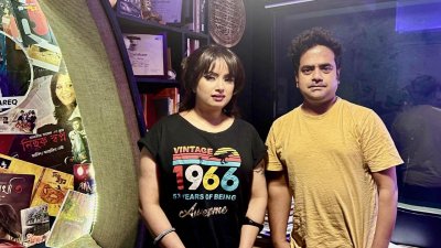 স্টুডিও কোলাহল-এ কানিজ সুবর্ণা ও তানভীর তারেক