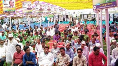 চেয়ারে বসার মানুষ নেই, ইউনিয়ন আ.লীগের সম্মেলন স্থগিত