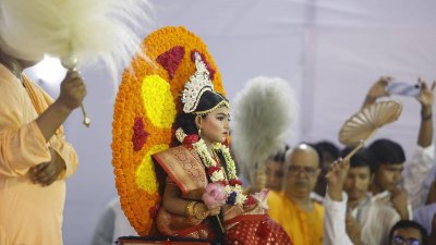 দুই বছর পর রামকৃষ্ণ মঠে কুমারী পূজা